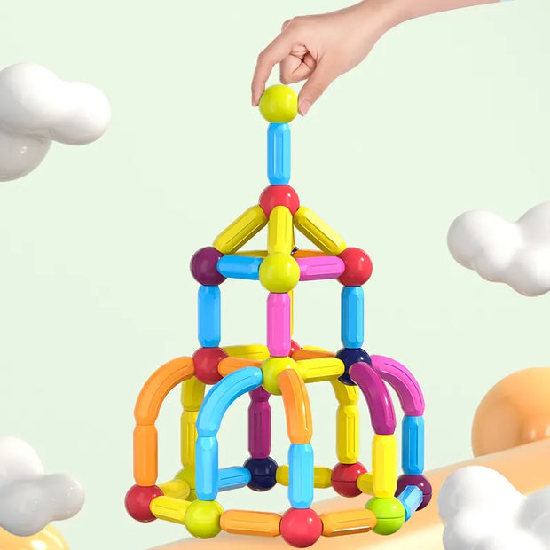 PICCOLI DIVERTIMENTI™ Costruzione Magnetiche per Bambini