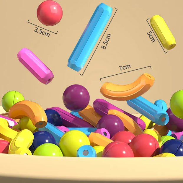PICCOLI DIVERTIMENTI™ Costruzione Magnetiche per Bambini
