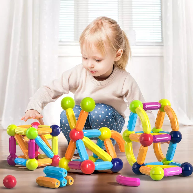 PICCOLI DIVERTIMENTI™ Costruzione Magnetiche per Bambini